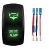 1 Pc Green 12V/24V Rocker Toggle Switch With Jump Wire for Car Boat Truck Marine Yacht Trailer Tractor Jeep YJ JK Vans SXS Battery Switches5