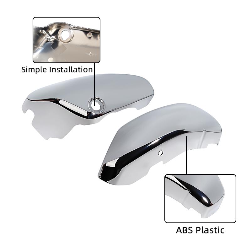 For Suzuki Boulevard Voluisa C50 VL400 VL800 2005-2017 Motorcycle Battery Side Covers Fairing Guard Protector Chrome Motocross