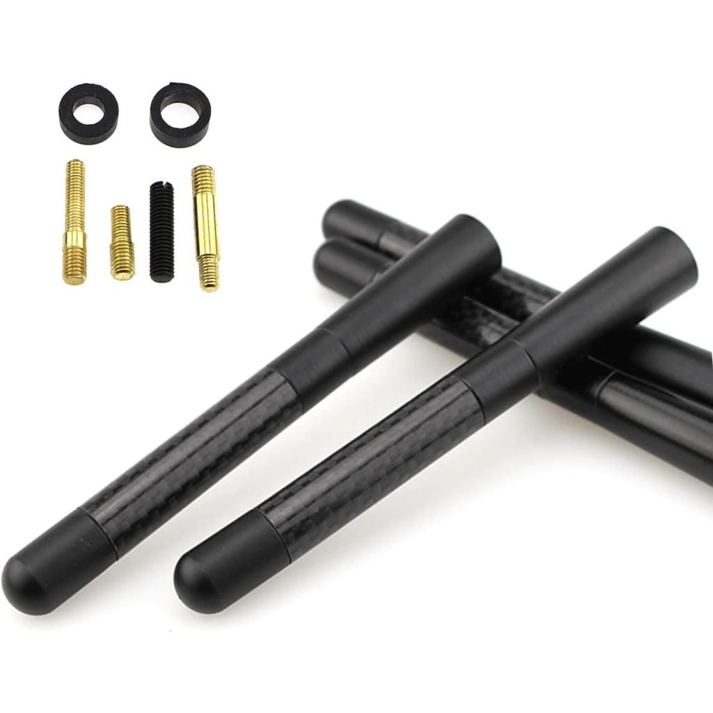 Autoantenne 12cm Carbon Fiber Kurze Radioantenne Universal Autoantenne Dachantenne Radiosignalantenne
