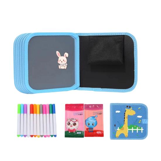 Children Drawing Book with Pens 6/10/14/16 Pages Erasable Painting Book Toddlers Boys Girls Educational