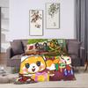 Aggretsuko Soft Warm Blanket  Students Plush Throw Blanket Comfortable Couch Chair Flannel Bedspread Sofa Bed Cover