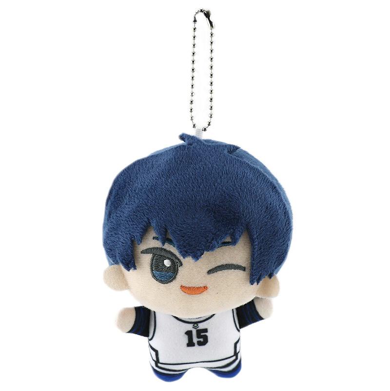 10cm Anime Volleyball Boy Blue Lock Kawaii Bag Charm Key Ring Isagi Mikage Reo Rin Itoshi Itoshi Sae Plush Plaything Kids Gift