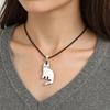 Multifuntional Cats Shape Necklace Adjustable Chain Necklace Elegant Pendant Necklace for Fashionable Lover Present