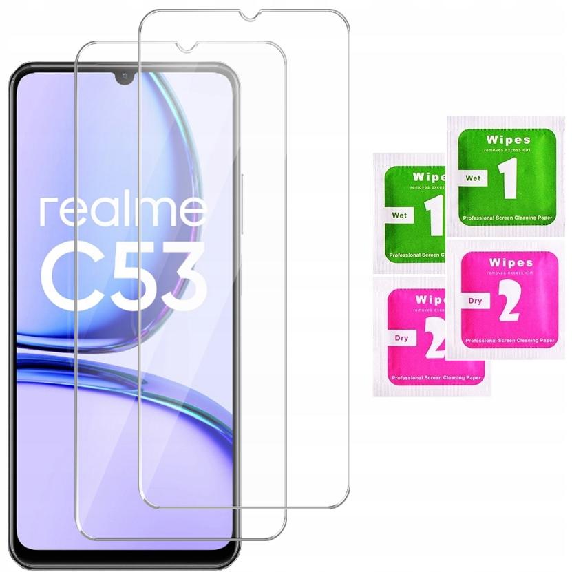 2x TEMPERED GLASS for REALME C53 GLASS 9H | 2-pack