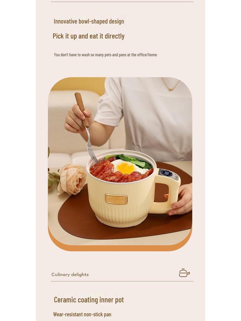 Mini aragaz electric: Oală Crock-Pot Multifuncțională, Fierbător de Orez Inteligent, Aparat pentru Terci, Oală pentru Supă, Perfectă pentru Cămine