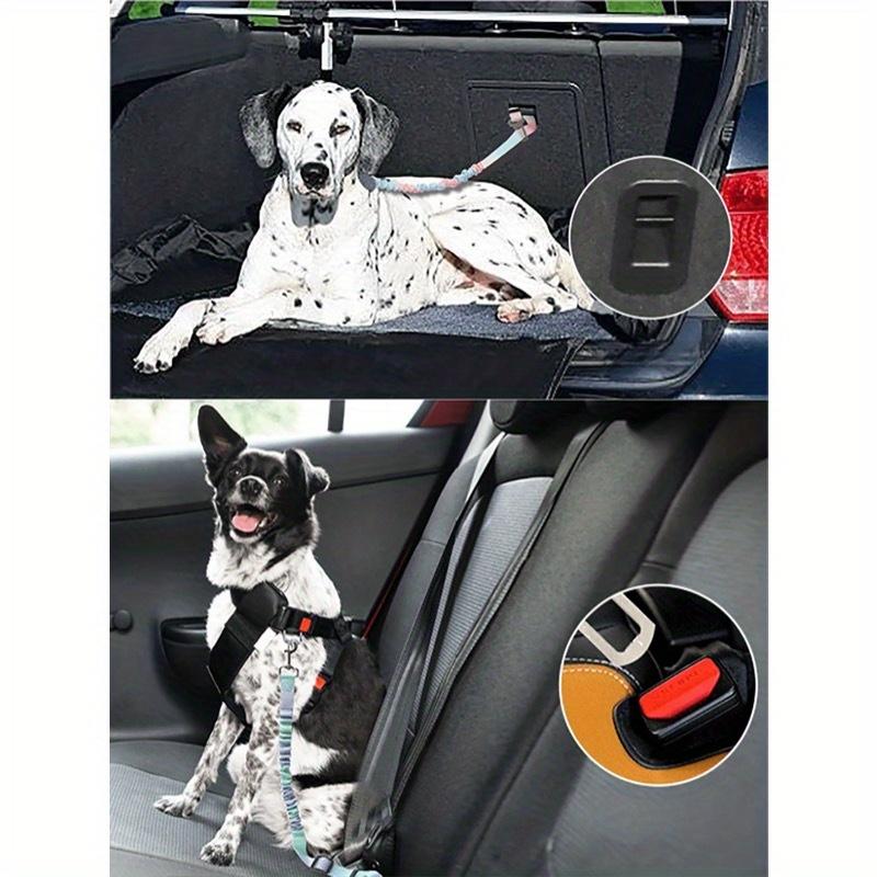 1pc Pet Car Safety Leash, With Elastic Shock Absorbing, Rainbow Style, Suitable For Pets Riding In Car