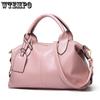 WTEMPO Fashion Solid Frauen Leder Reißverschluss Große Kapazität Damen Handtaschen Casual Shopping Schulter Tasche