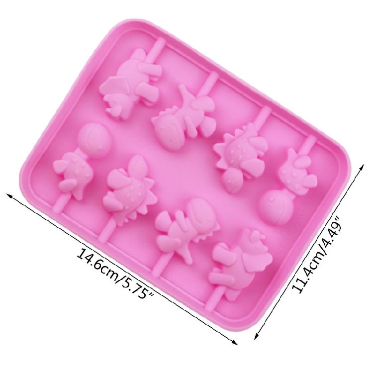 Cute Dinosaur Cookie Mould Food Grade Silicone Easy Clean Baking Utensils Gift