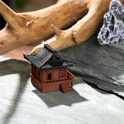 Hot Sale Pavilion Decorations Pagoda Statue Outdoor Fish Tank Adornment Zen Garden Aquarium Ornament Bonsai Landscaping