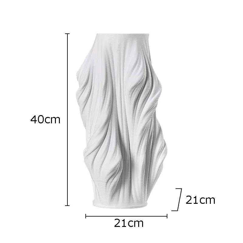 Creative Ceramic Vase Desk Decoration Artificial Flowers Decorative Flower Arrangement Room Aesthetics Decor Floral Vases