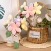 Holding Bouquet Doll Plush Toy Doll Fun Flower Simulation Flower 520 Valentine's Day Gift For Women