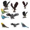 Wild Owl Pvc Bird Model With Realistic Design For Home Decor And Educational Use