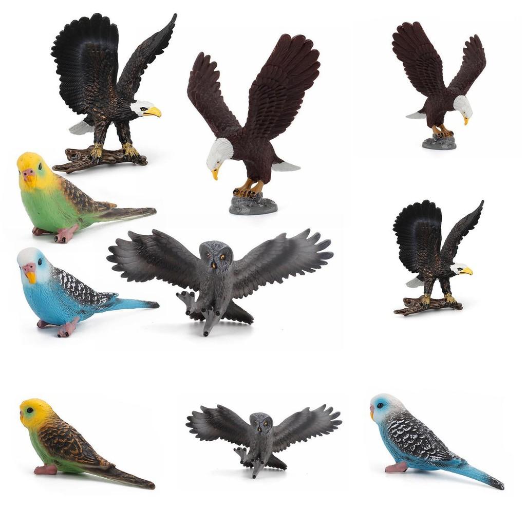 Wild Owl Pvc Bird Model With Realistic Design For Home Decor And Educational Use