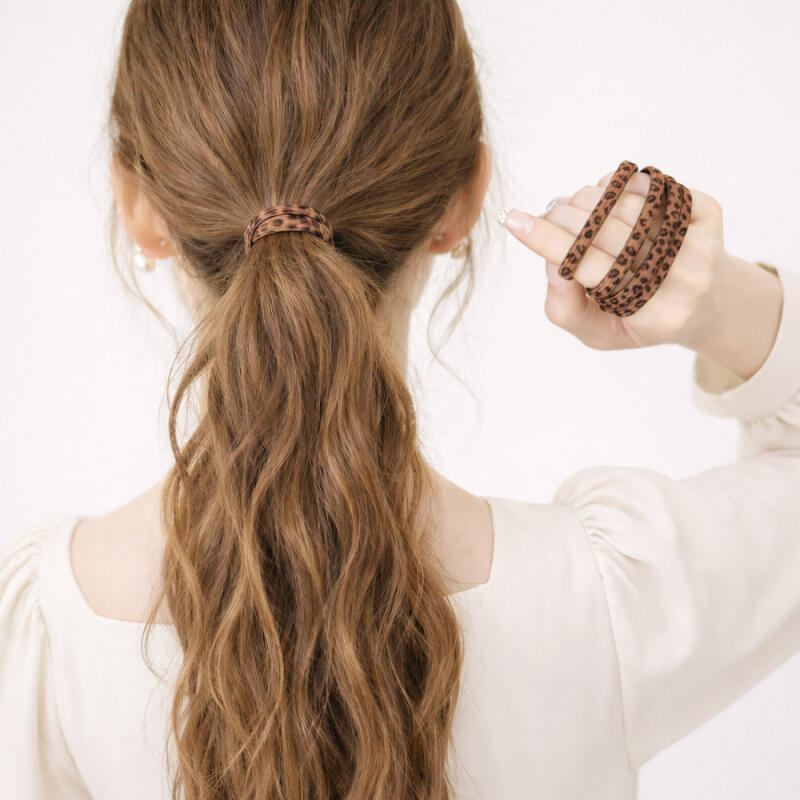 Baani Leopard Print Hair Band Set Daily Hair Band B77 5-piece set