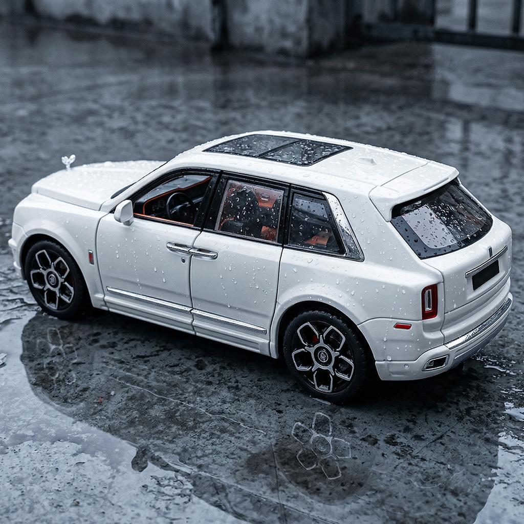 1:20 Rolls Royce Cullinan Black Badge Legierung Metall Druckguss Modellauto Heimdekoration & Sammlerstücke Hobby Ausstellungsstücke Ornamente Geschenk