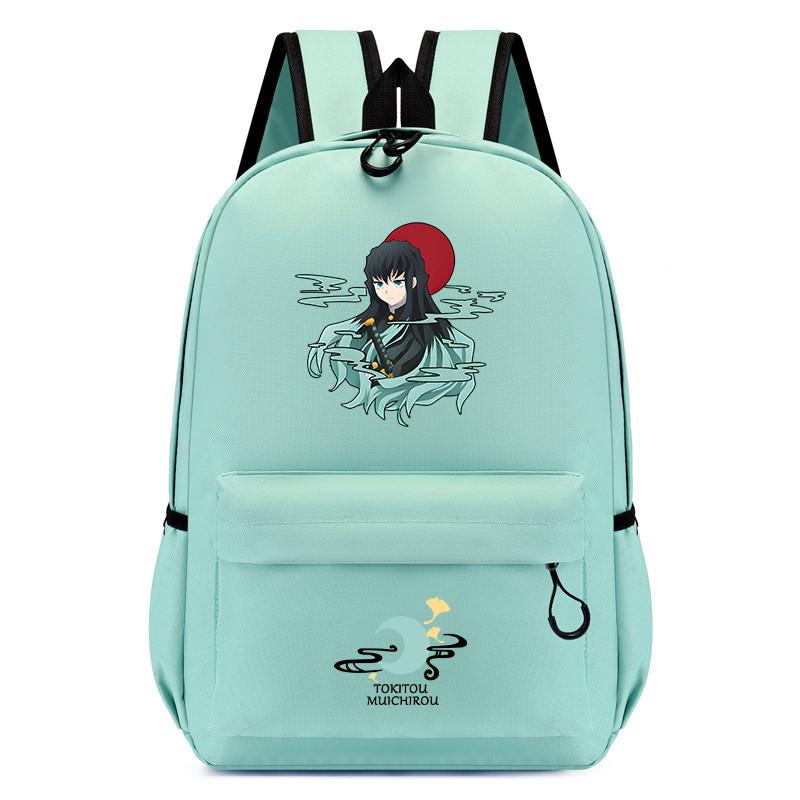 Fashion Demon Slayer Backpack Student School Waterproof Small Bag