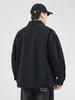 Men's American Retro Casual Black Workwear Jacket (2025 Autumn/Winter)