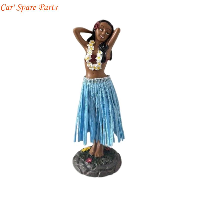 Y4UA Vibrant African Dancing Girl Sculpture Handcrafted Resin Car Dashboard Decors