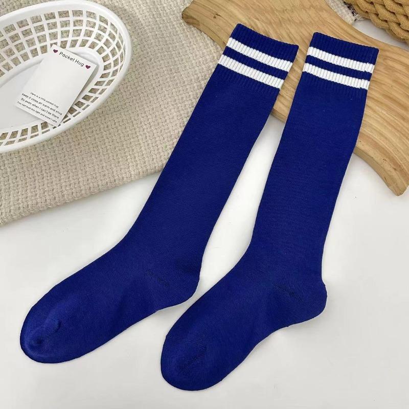 Unisex Compression Socks Football Socks Non-slip Long Tube Knee High Stockings Socks Striped Soccer Socks Running Sports Socks