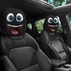 4Pcs Funny Car Headrest Covers Universal Auto Seat Head Rest Protector