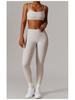 Pantaloni da Yoga a Vita Alta Asciugatura Rapida - Leggings Sportivi e da Corsa Spazzolati