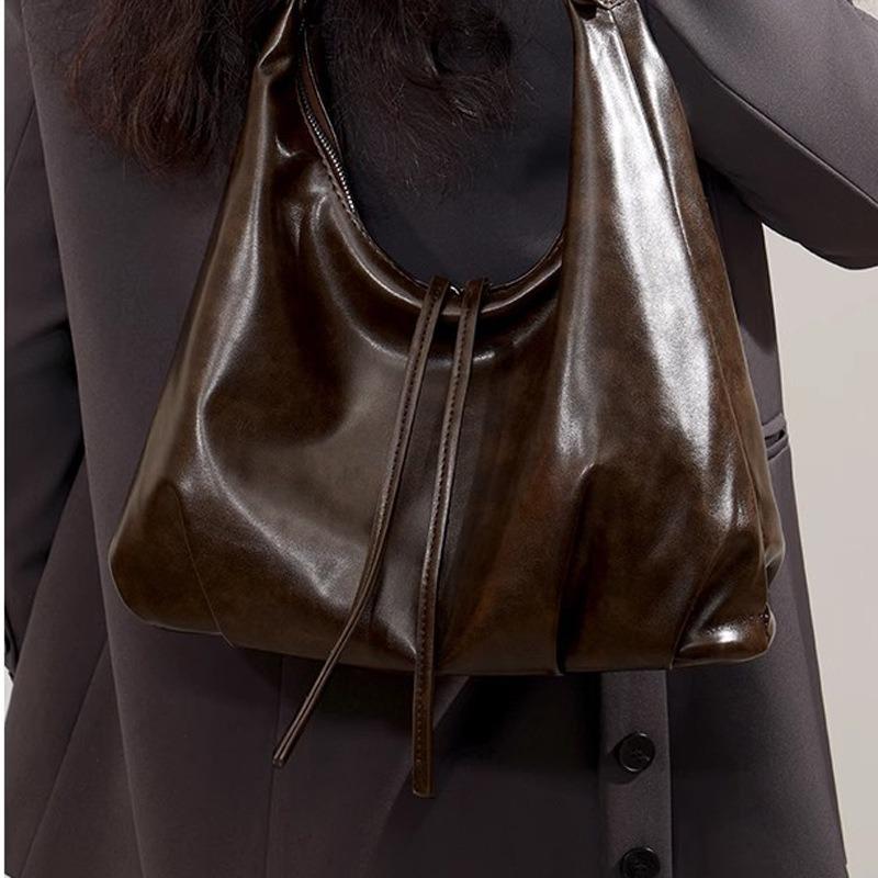 Wasteland Style Retro Underarm Bag Women's Autumn and Winter New Lazy Fashion Tote Bag Large Capacity Messenger Bag