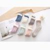7 Pairs Solid Color Autumn Winter Coral Velvet Pink Socks Women Warm Thickened Sleep Floor Socks for Ladies