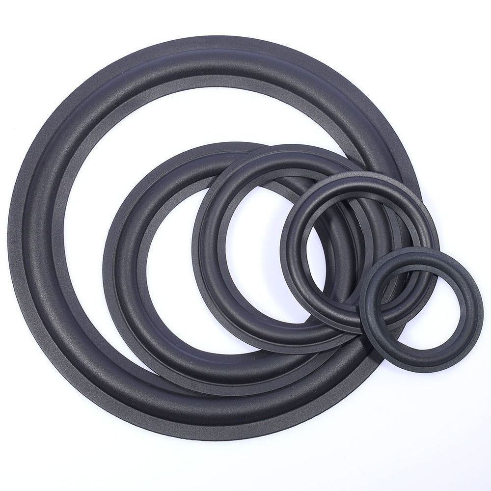Round Shape Speaker Edge Surround Flexible Speaker Repair Ring  Woofer Replacement