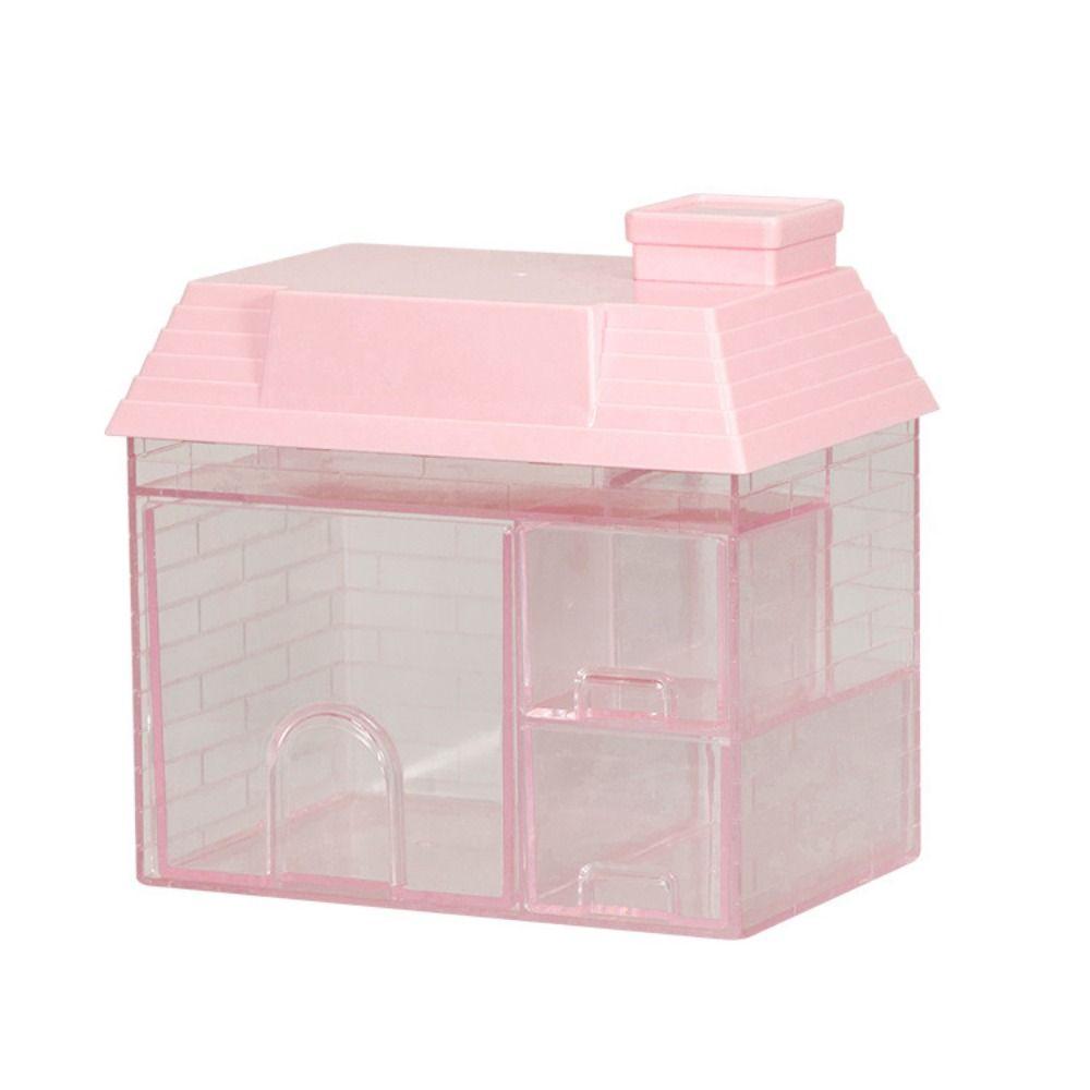 

Transparent Desktop Storage Box Visible Stationery Storage Drawer Desk Sundries Container Office
