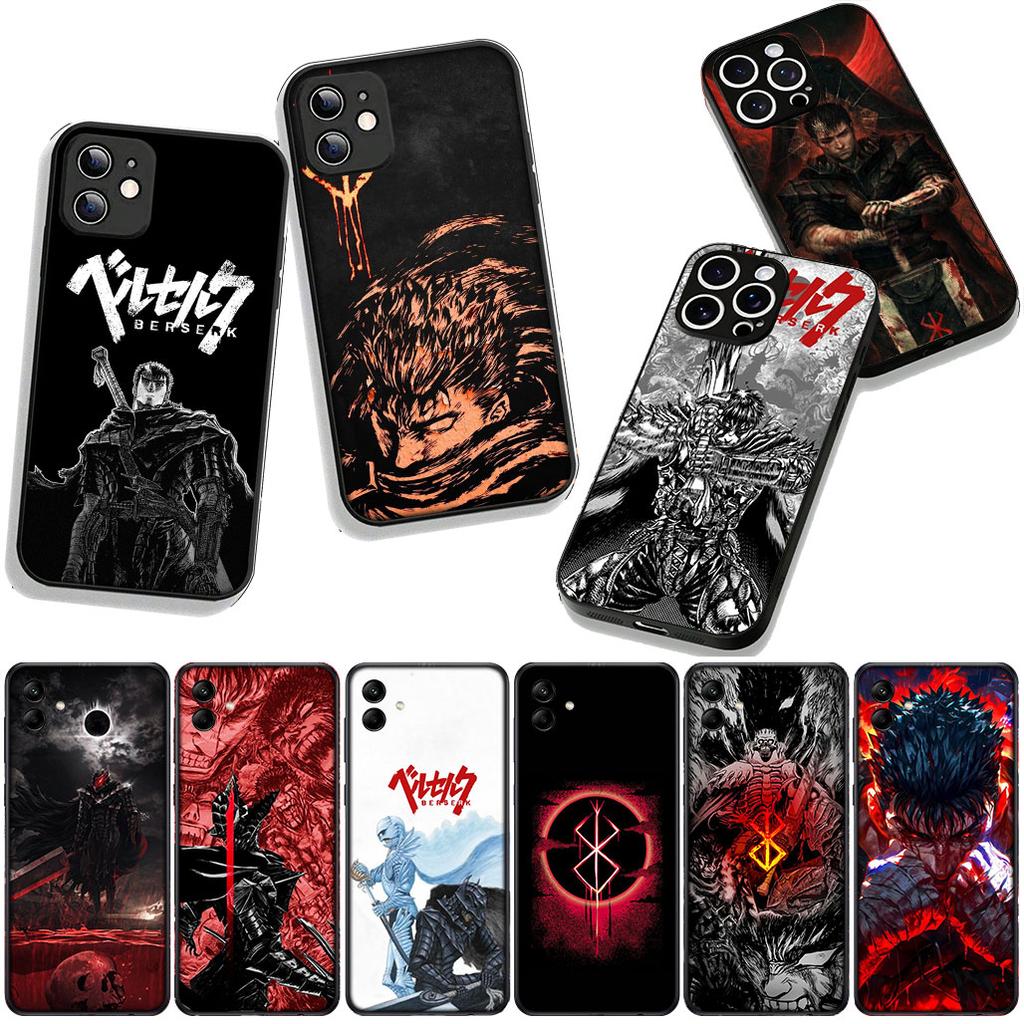 Für Samsung Galaxy A25 A37 A57 A12 A14 A31 A41 A50 A51 A70 A71 A72 A21S A04 M15 Note 20 9 8 10 Hülle Case Berserk Comics Guts