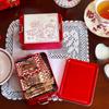 With Lid Tinplate Box Rectangular Shape Multi Color Rectangular Iron Box Durable Material With Buckle Cake Packaging Box