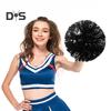 10 Stück Cheerleader-Pompons, metallische Cheerleader-Pompons mit Fingerring, Jubel-Requisiten für Squad-Team-Sportspiele, Tanz- und Kleiderpartys