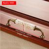 NAIERDI Marble Series Ceramic Cabinet Handles Zinc Alloy Cabinet Pulls Drawer Knobs Wardrobe Door Handles Furniture Handle