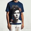 Harry Styles Für Fan Geschenk T-Shirt Unisex Unisex Harajuku Oversized Unisex Kurzarm Streetwear Hohe Qualität Paare Klassisch Weich