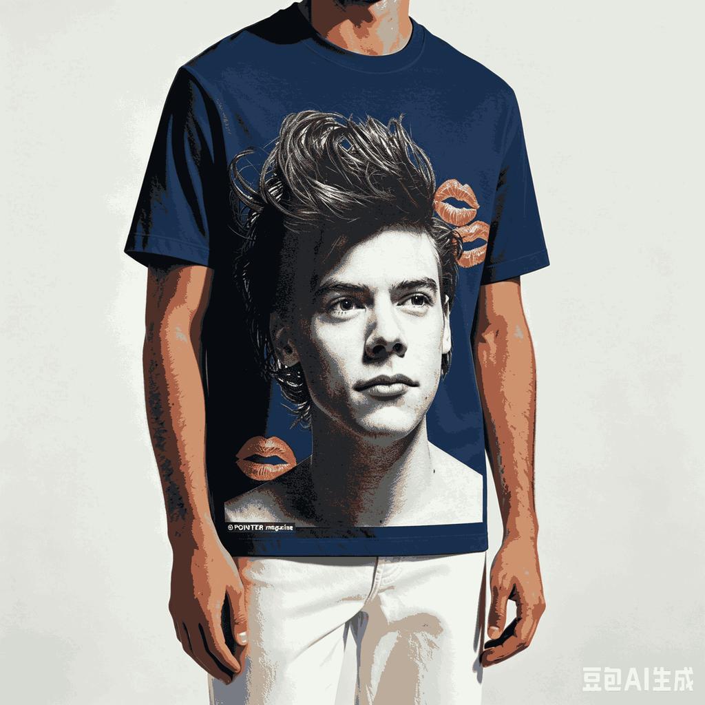 Harry Styles Für Fan Geschenk T-Shirt Unisex Unisex Harajuku Oversized Unisex Kurzarm Streetwear Hohe Qualität Paare Klassisch Weich