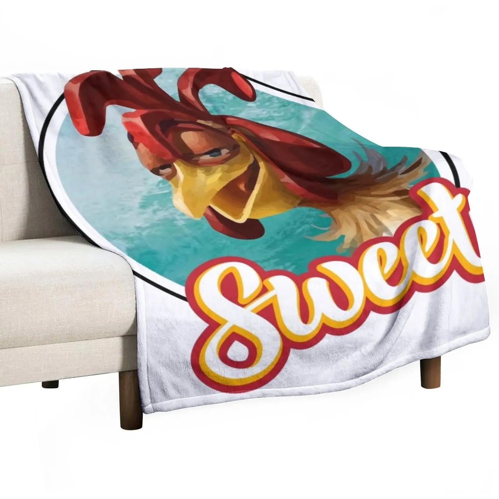 chicken joe surfs up - sweet surf Throw Blanket Blankets Sofas Of Decoration Beach Blanket Kid S Blanket Blankets For Baby 75X95CM