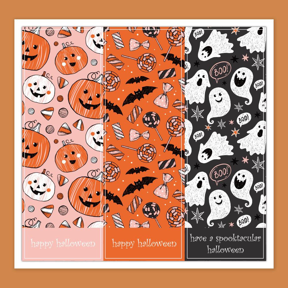 30-60Pcs High-Quality Halloween High-Quality Pumpkin High-Quality Decor High-Quality Labels High-Quality Adhesive High-Quality Sticker High-Quality
