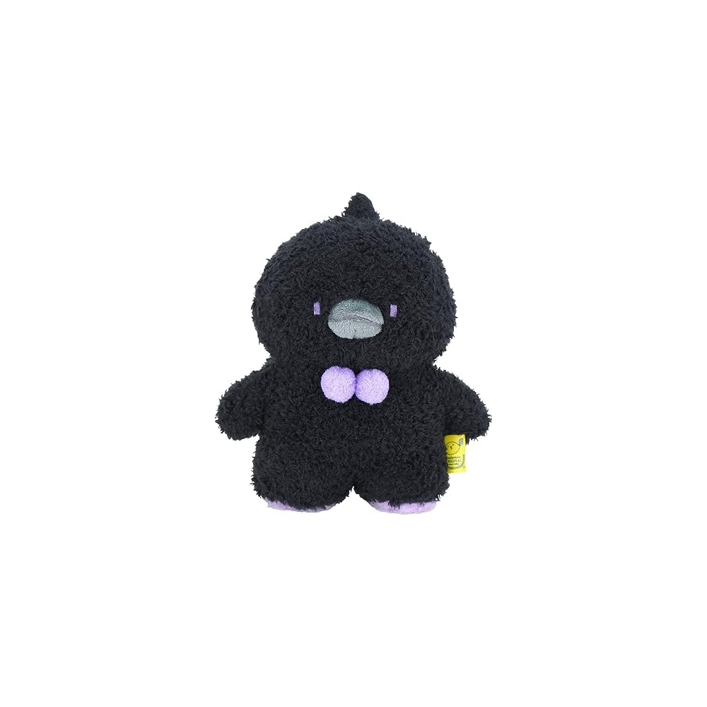 Sanlemon Fuwafuwa Tatton Plush Crow Black 13x7x16cm Stuffed Animal Toy