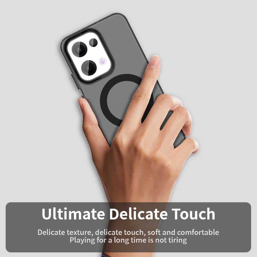 Matte Translucent Lens Protect Case for OPPO Reno 13 13F 13 F Reno13 Pro Reno13F Magsafe Magnetic Wireless Charging Cover