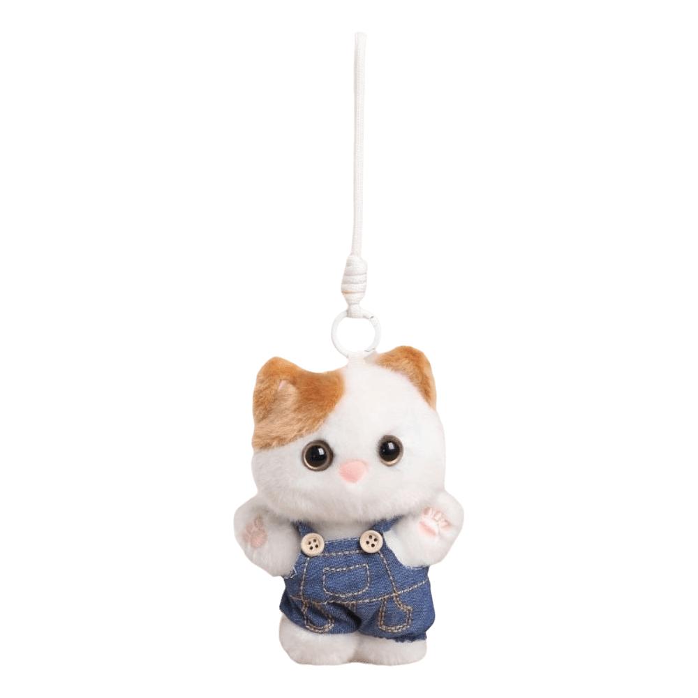 Decoration Cat Plush Pendant Kawaii Bag Hanging Charm Keyring Kitten Keychain Room Decor