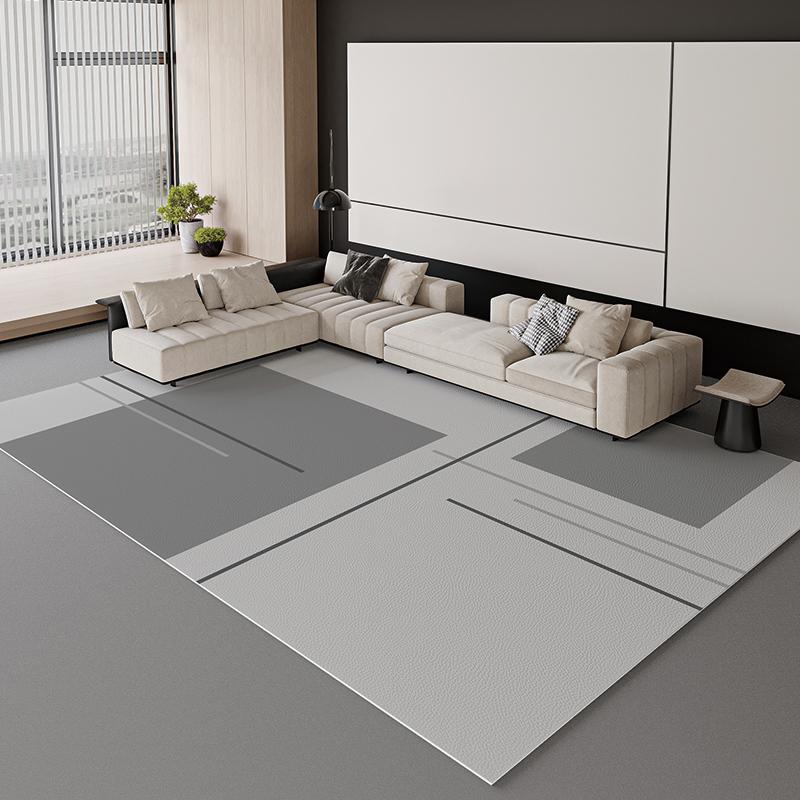 Stilvoller Einfacher Kristall-Samt-Teppich Wohnzimmer Sofa Verschleißfeste Matte Schlafzimmer Pflegeleichter Teppich Heimdekor