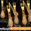 Serial String Lights - 14 LED Crystal Rain Drop, 10 Feet Warm White Fairy Lights for Home,Mandir,,Deepawali & Diwali Decoration,Christmas