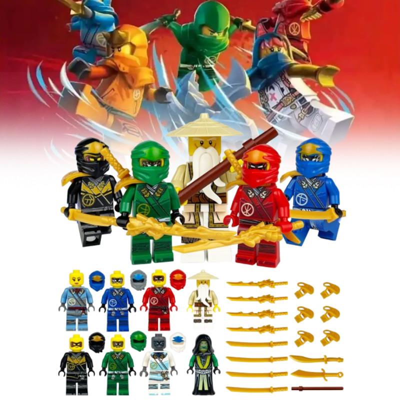Mini Ninjago Figure Toy Building Block Set Kids Early Educational Durable Gift