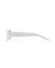 Hangeul Square Sunglasses Ivory-Brown