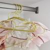 Luxury Gold Aluminum Baby Clothes Hanger - Small, Lightweight, Metal Rack for Children's Clothes