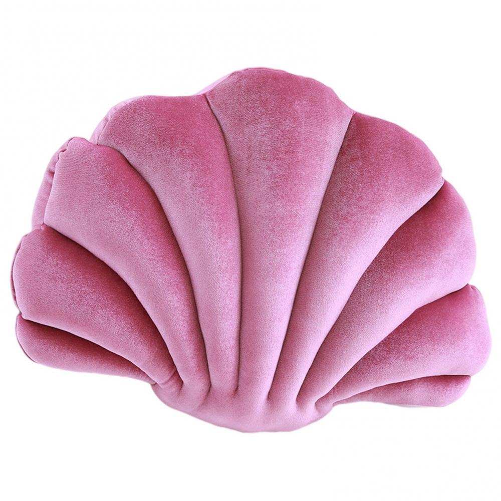 Декоративная Пятноустойчивая Мягкая Ткань Плюшевая Подушка-Плед Автоаксессуар вино красного 3190₽