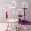 10pcs 10-36inch Transparent Bobo Bubble Balloon Clear Inflatable Air Helium Globos Wedding Birthday Party Decoration Baby Shower