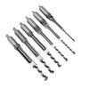 6Pcs SquaRe Hole Saw Auger Drill Bit Mortising Chisel Woodworking Tool