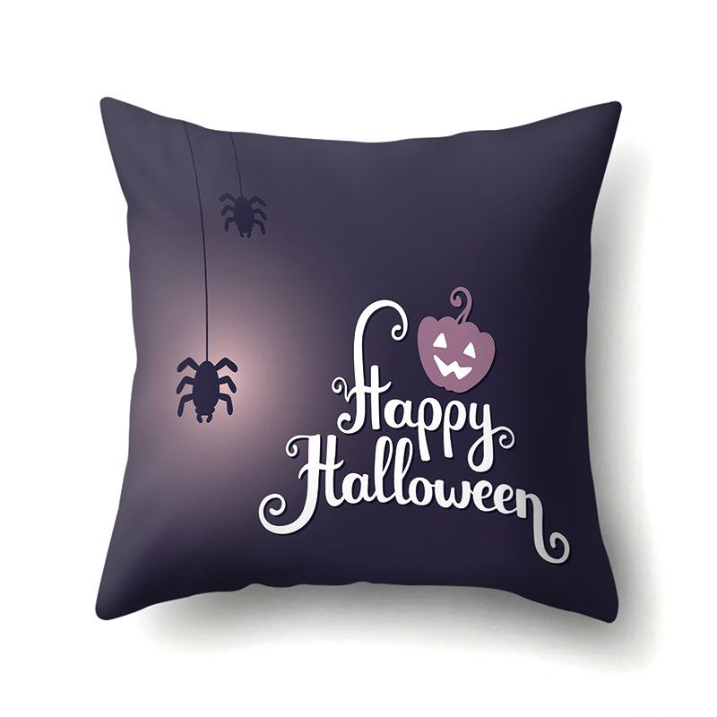 Halloween Pillowcase Car Waist Pillow Pumpkin Sofa Cushion Cover Office Home Living Room Pillowcase
