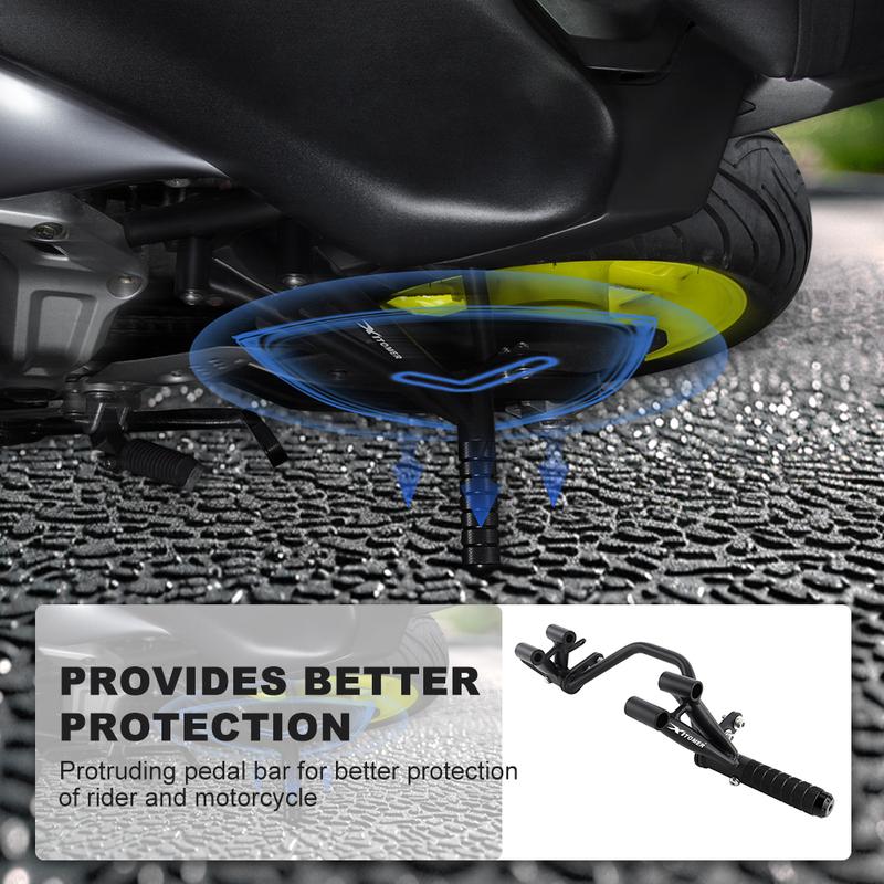 For YAMAHA FZ-09 2014-2017 MT-09 XSR900 Motorcycle Rear Footrests Subcage Passenger Peg Guard Peg Support Stunt Protection